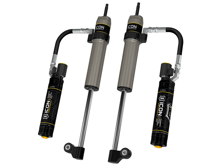 ICON 2005-2023 Toyota Tacoma, Rear, V.S. 2.5 Aluminum Series RXT Shock Absorbers, Remote Reservoir w/ CDEV, Pair