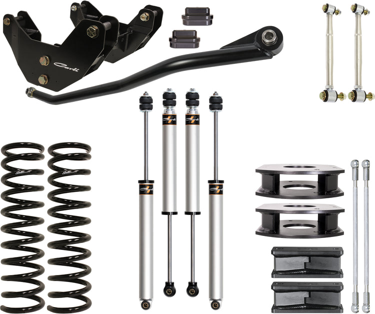 CARLI 14-26 RAM 2500 4X4 DIESEL 3.25" LIFT COMMUTER SYSTEM, FACTORY REAR AIR