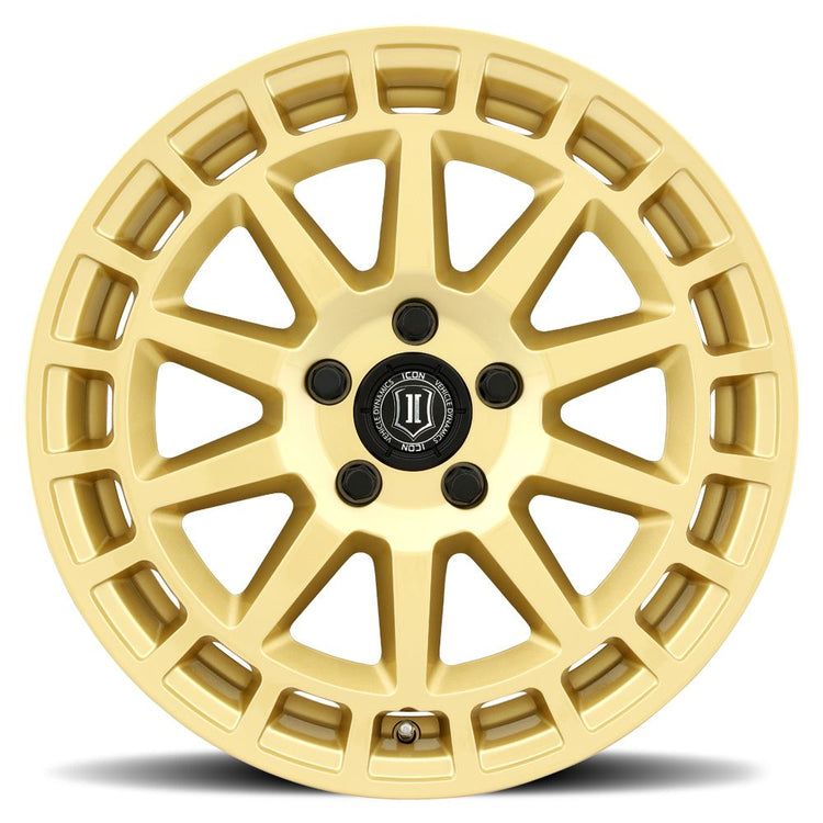 ICON Alloys Journey, Gloss Gold, 17 x 8 / 5 x 108, 38mm Offset, 6" BS