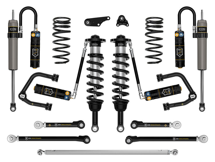 ICON 2025-2026 Toyota 4Runner 4WD, 1.25-3" Lift, Stage 11 Suspension System, Tubular