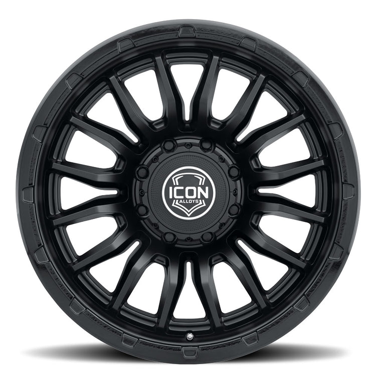 ICON Alloys Cajon, Double Black, 20 x 9 / 8 x 170, 6mm Offset, 5.25" Backspace