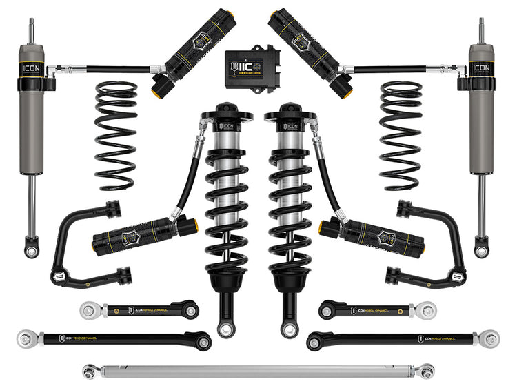 ICON 2025-2026 Toyota 4Runner 2WD, 1.25-3" Lift, Stage 14 Suspension System, Tubular