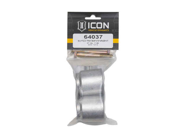 ICON 2005-2025 Ford F-250/F-350 Super Duty 4WD, Front, 2" Bump Stop Spacer Kit
