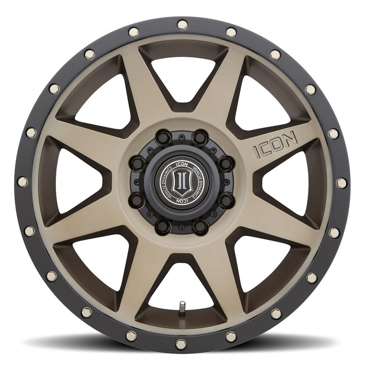 ICON Alloys Rebound, Bronze, 20 x 9 / 8 x 180, 12mm Offset, 5.5" Backspace