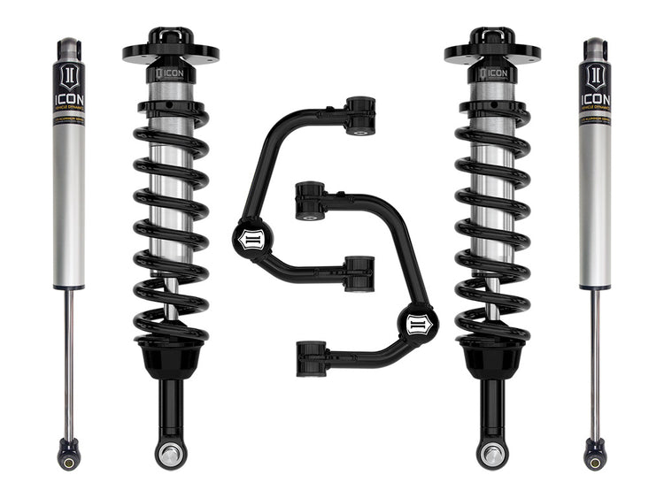 ICON 2021-2025 Ford F-150 4WD, 2.75-3.5" Lift, Stage 1 Suspension System, Tubular