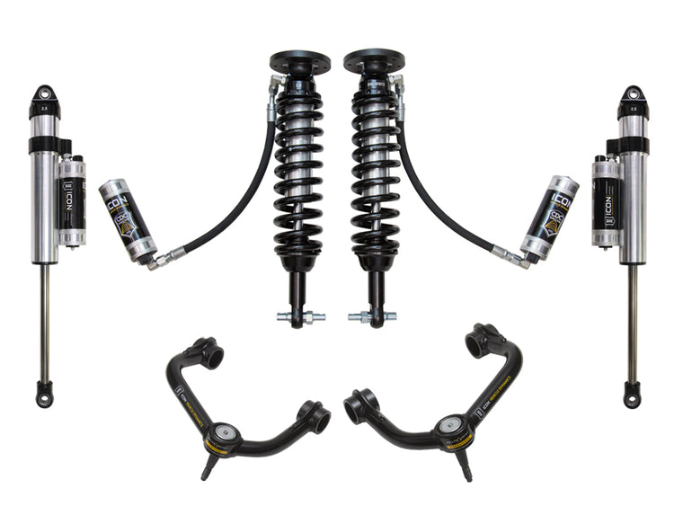 ICON 2014 Ford F-150 2WD, 1.75-2.63" Lift, Stage 4 Suspension System, Tubular