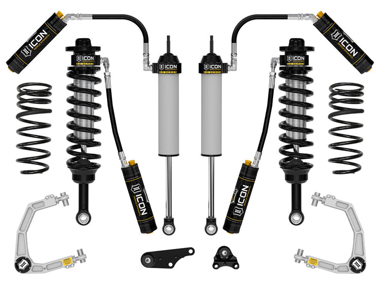 ICON 2025-2026 Toyota 4Runner 4WD, Hybrid, 2.25-3" Lift, Stage 1 3.0 Suspension System w/ CDCV, Billet