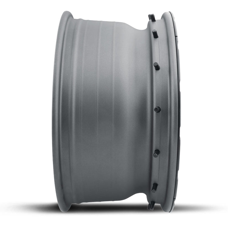 ICON Alloys Hammer Pro, Charcoal, 17 x 8.5 / 6 x 5.5, 0mm Offset, 4.75" BS