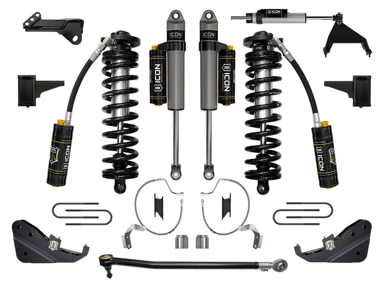ICON 2023-2026 Ford F-250/F-350 Super Duty 4WD, 4-5.5" Lift, Stage 5 Coilover Conversion System
