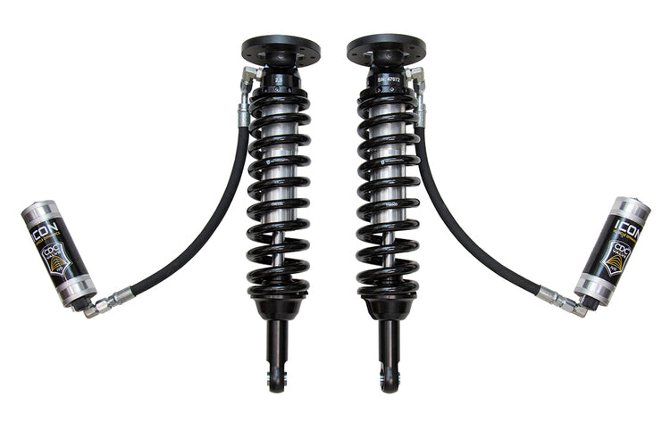ICON 2009-2013 Ford F-150 4WD, 1.75-2.63” Lift, Front, V.S. 2.5 Series Coilover Kit, Remote Reservoir w/ CDCV