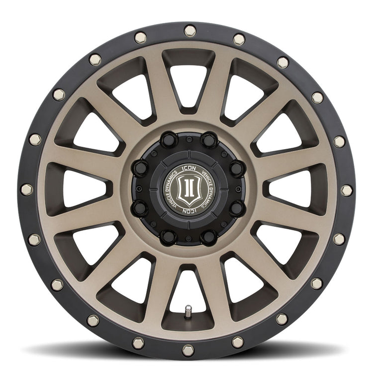 ICON Alloys Compression HD, Bronze, 18 x 9 / 8 x 180, 12mm Offset, 5.5" Backspace
