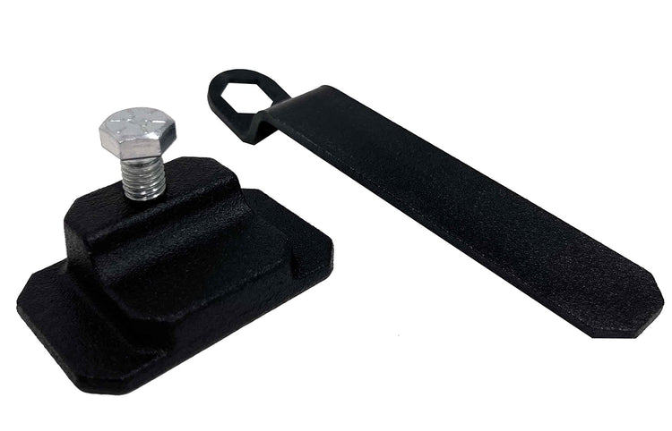 BulletProof Hitches - Accessory Hitch Clamp - Anti Rattle Hitch Clamp for Accessories - Solid Steel, Corrosion Resistant, Black Powder Coat