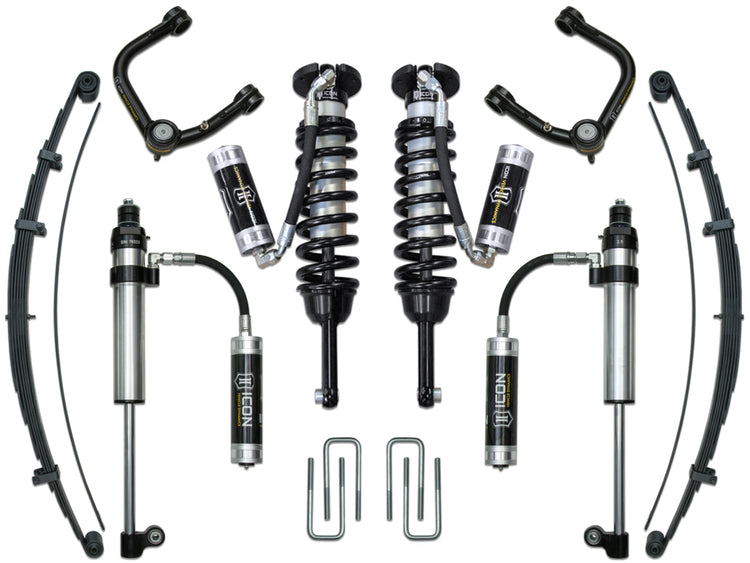 ICON 2005-2015 Toyota Tacoma 0-3.5" Lift/2016-2023 Tacoma 0-2.75" Lift, Stage 8 Suspension System, Tubular