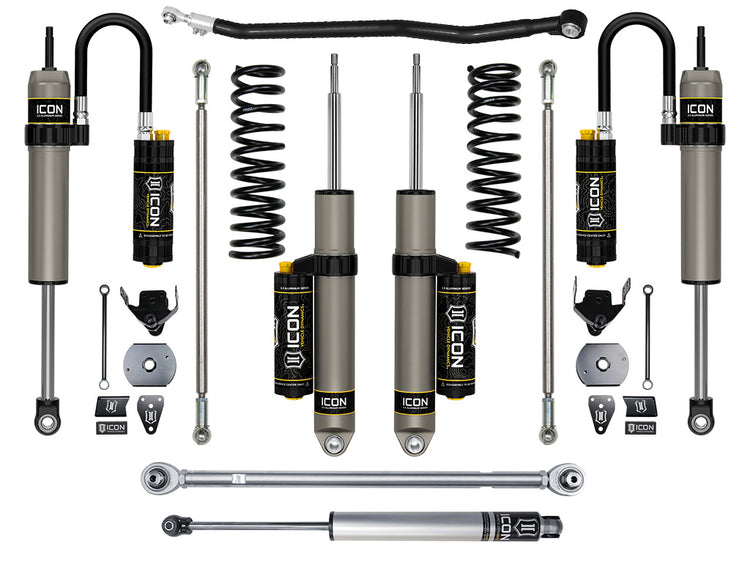 ICON 2014-2026 Ram 2500 4WD, Diesel, OEM Air Spring Rear, 4.5" Lift, Stage 4 Suspension System