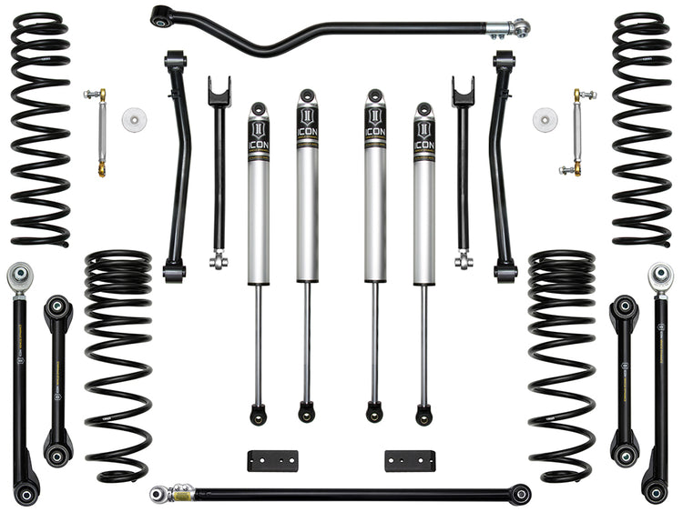 ICON 2020-Up Jeep Gladiator, 2.5" Lift, Stage 5 Suspension System, Tubular UCA