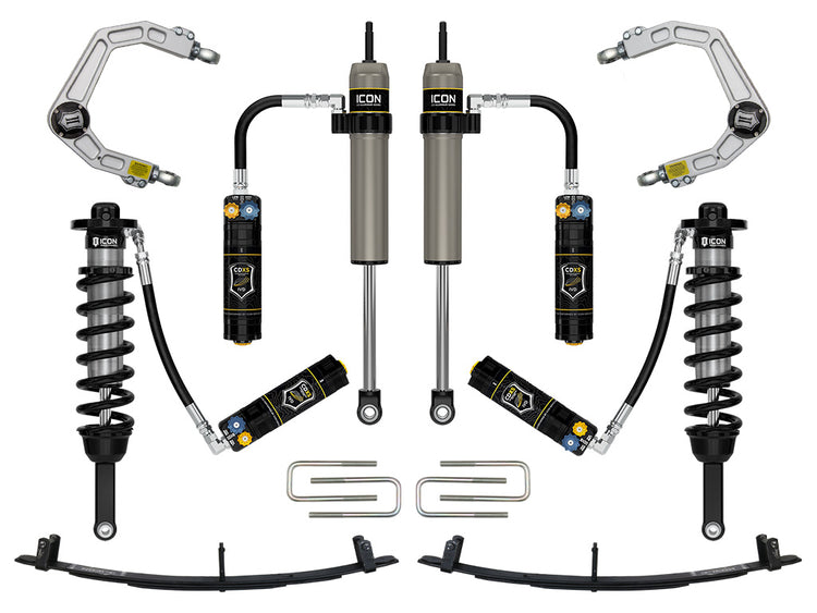 ICON 2005-2015 Toyota Tacoma 0-3.5" Lift/2016-2023 Tacoma 0-2.75" Lift, Stage 6 Suspension System, Billet, CDXS