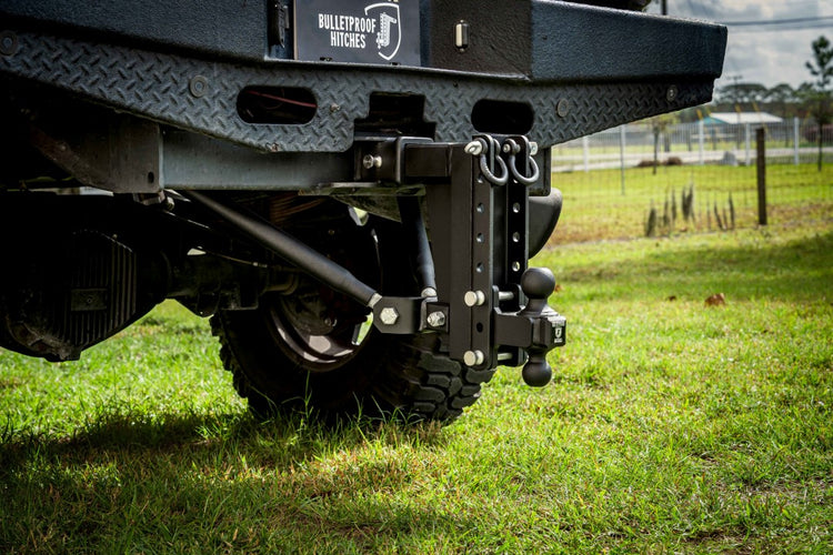 BulletProof Frame-Mounted Hitch Stabilizer Bars