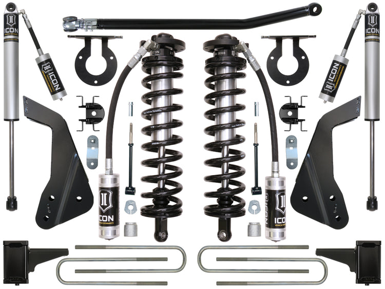 ICON 2005-2010 Ford F250/F350, 4-5.5" Lift, Stage 1 Coilover Conversion System