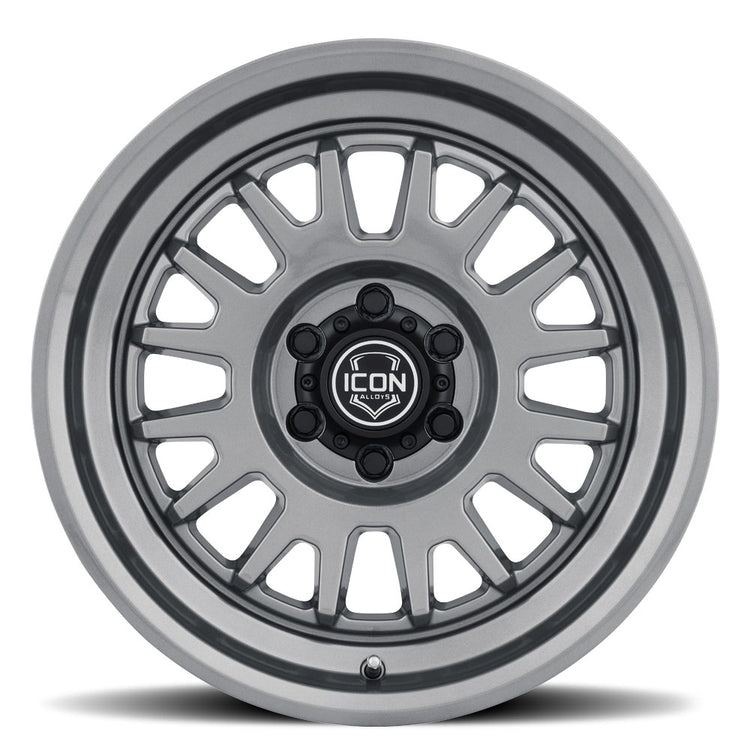 ICON Alloys Anza, Gun Metal, 17 x 8.5 / 6 x 135, 6mm Offset, 5" Backspace