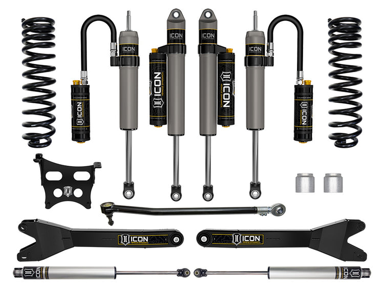 ICON 2023-2026 Ford F-250/F-350 Super Duty 4WD, Gas, 2.5" Lift, Stage 5 Suspension System w/ Radius Arms