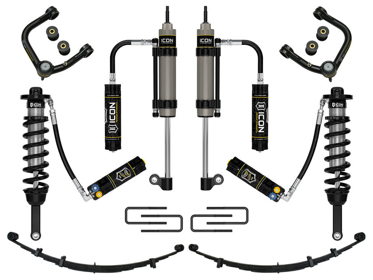 ICON 2005-2015 Toyota Tacoma 0-3.5" Lift/2016-2023 Tacoma 0-2.75" Lift, Stage 10 Suspension System, Tubular, CDXS