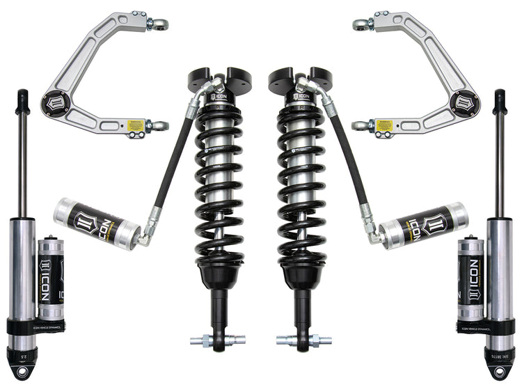 ICON 2019-2026 Chevrolet Silverado 1500/GMC Sierra 1500, 1.5-3.5" Lift, Stage 3 Suspension System, Billet