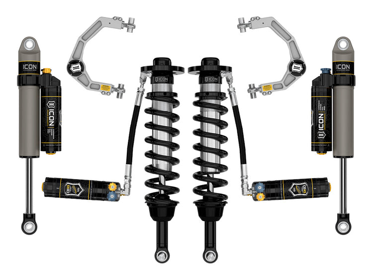ICON 2021-2025 Ford F-150 4WD, 2.75-3.5" Lift, Stage 4 Suspension System, Billet, CDXS