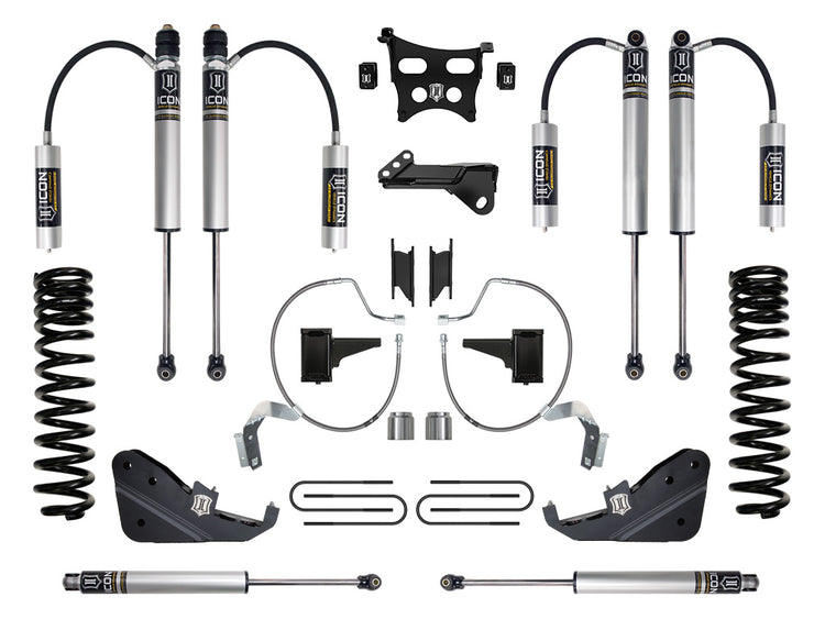 ICON 2023-2025 Ford F-250/F-350 Super Duty 4WD, Gas, 4.5" Lift, Stage 2 Suspension System