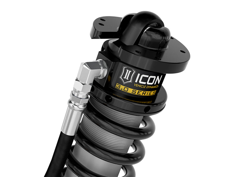 ICON 2017-2026 Ford F-250/F-350 Super Duty 4WD, 2.5-3” Lift, V.S. 3.0 Series Coilover Conversion Kit, Remote Reservoir w/ CDEV, w/ Caster Cams