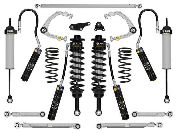 ICON 2025-2026 Toyota 4Runner 4WD, Hybrid, 2.25-3" Lift, Stage 2 3.0 Suspension System w/ CDXS, Billet