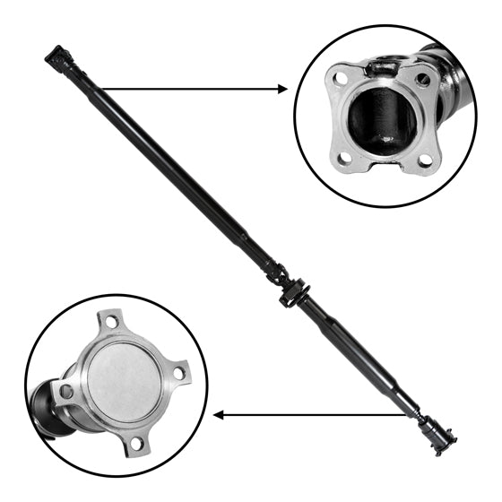 USA Standard Rear Driveshaft for Ford Edge/Lincoln MKX, 80.5\" Flange to Flange