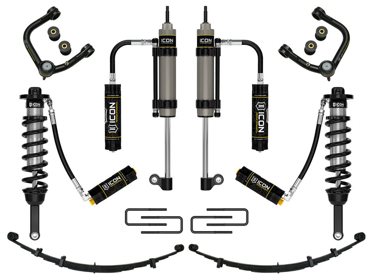 ICON 2005-2015 Toyota Tacoma 0-3.5" Lift/2016-2023 Tacoma 0-2.75" Lift, Stage 10 Suspension System, Tubular, CDCV