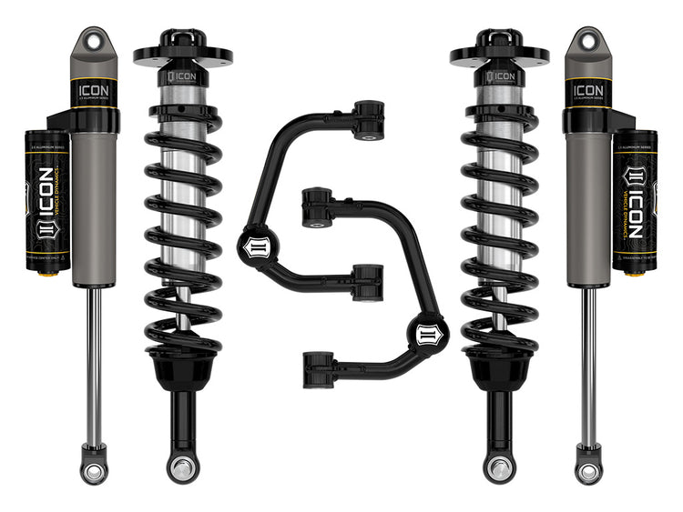 ICON 2021-2025 Ford F-150 4WD, 2.75-3.5" Lift, Stage 2 Suspension System, Tubular