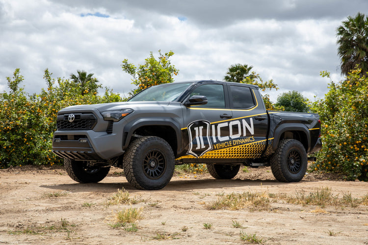 ICON 2024 Toyota Tacoma, 0-1” Lift, Rear, V.S. 2.5 Aluminum Series, Remote Reservoir Shocks w/ CDXS, Pair