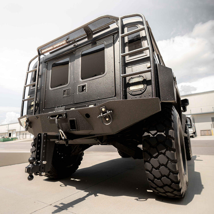 BulletProof Hitches Trailer Hitch 1-7/8" + 2-5/16" Adjustable Dual Ball (Solid Steel, Black Textured Powder Coat)