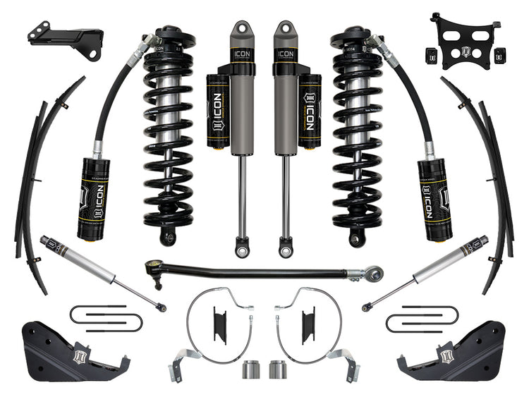 ICON 2023-2026 Ford F-250/F-350 Super Duty 4WD, 4-5.5" Lift, Stage 4 Coilover Conversion System w/ Expansion Packs