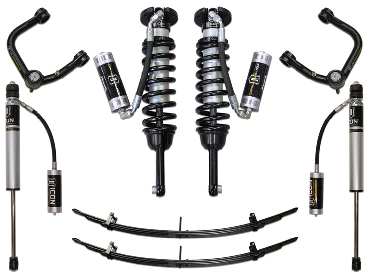 ICON 2005-2015 Toyota Tacoma 0-3.5" Lift/2016-2023 Tacoma 0-2.75" Lift, Stage 4 Suspension System, Tubular