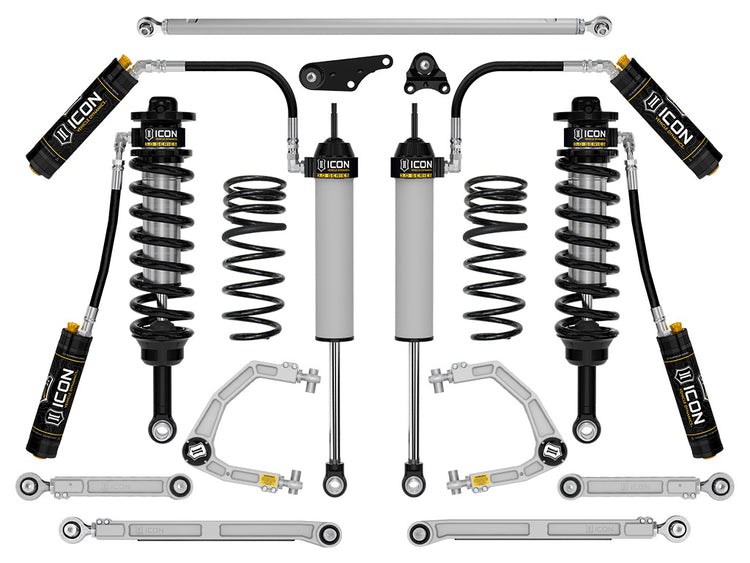 ICON 2025-2026 Toyota 4Runner 4WD, Hybrid, 2.25-3" Lift, Stage 2 3.0 Suspension System w/ CDCV, Billet