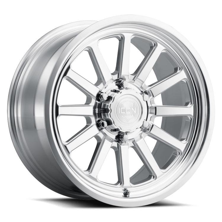 ICON Alloys Sentinel, Forged Series, Machined Finish, 18 x 9 / 6 x 5.5, 40mm Offset, 6.6" Backspace
