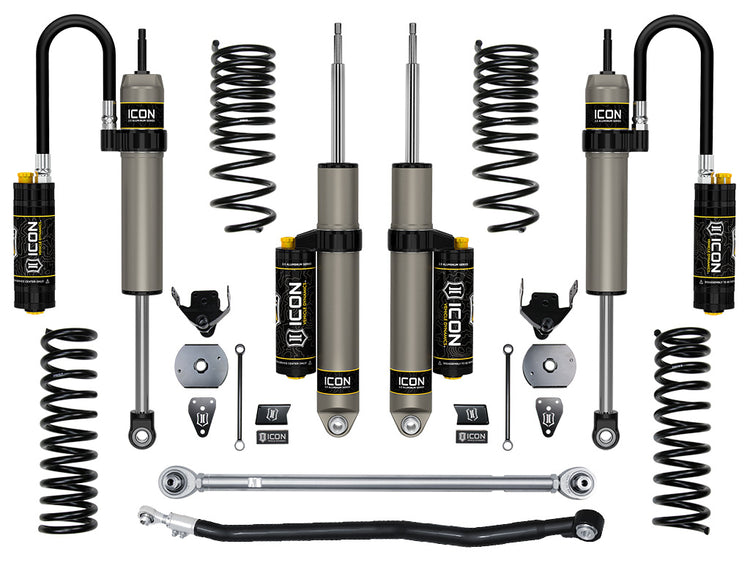 ICON 2014-2026 Ram 2500 4WD, Diesel, Coil Spring Rear, 4.5" Lift, Stage 3 Suspension System, w/ Performance Rear Coil Springs
