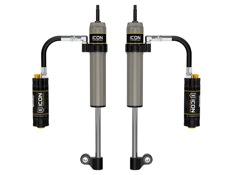 ICON 2005-2023 Toyota Tacoma, Rear, V.S. 2.5 Aluminum Series RXT Shock Absorbers, Remote Reservoir w/ CDCV, Pair