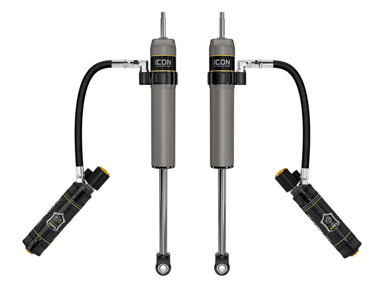 ICON 2022-2025 Toyota Tundra 0-1.5” Lift/2023-2025 Sequoia 0-4" Lift, Rear, V.S. 2.5 Aluminum Series Shock Absorbers, Remote Reservoir w/ CDEV, Pair