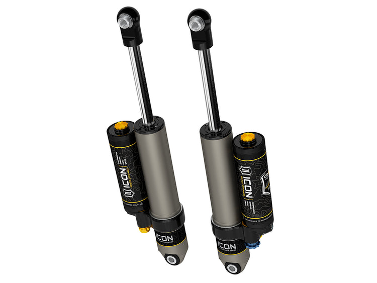 ICON 2019-2026 Chevrolet Silverado 1500/GMC Sierra 1500, 0-2" Lift, Rear, V.S. 2.5 Aluminum Series Shock Absorbers, Piggyback Reservoir w/ CDXS, Pair