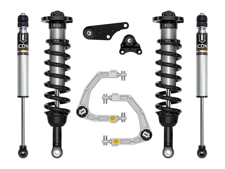 ICON 2024-2026 Toyota Tacoma 1.25-3" Lift, Stage 2 Suspension System, Billet
