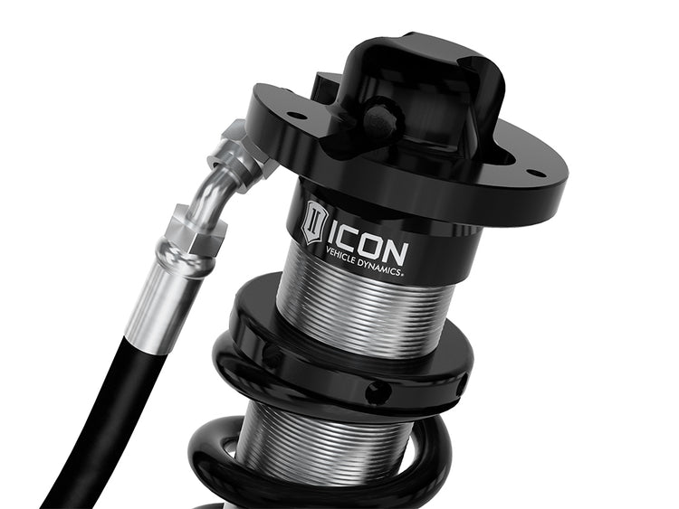 ICON 2005-2023 Toyota Tacoma, 0-3.5"/0-2.75" Lift, Front, V.S. 2.5 Series Coilover Kit, Extended Travel, Remote Reservoir w/ CDXS, 700 lbs/in Coils, Pair