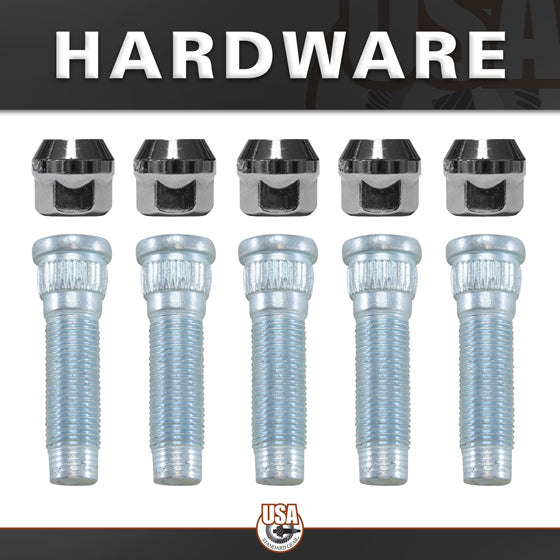 Rear Axle Kit Fits Ford 8.8" Diff 28 Spline w/ABS 32-7/16" Long