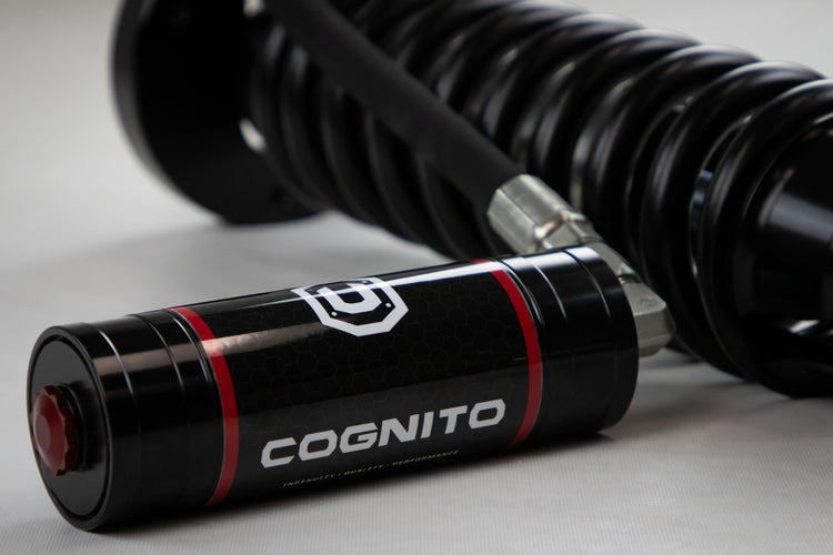 Cognito 1.5-3.5 Inch Lift Elite Leveling Kit w/ Cognito 2.5 RR Coilovers, 2.5 PB Shocks, and SM Series UCAs for 19-26 Silverado/Sierra 1500 2WD/4WD