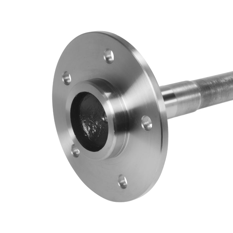 USA Standard 1541H alloy left hand rear axle for GM 7.5" Astro Van with 28 splines.
