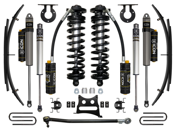 ICON 2017-2022 Ford F-250/F-350 Super Duty 4WD, 2.5-3" Lift, Stage 4 Coilover System w/ Expansion Packs