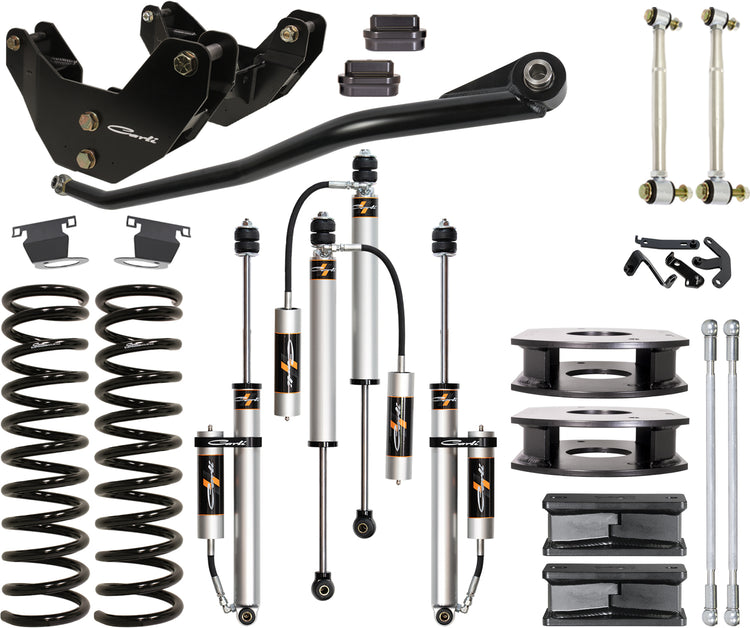 CARLI 14-26 RAM 2500 4X4 DIESEL 3.25" LIFT BACKCOUNTRY SYSTEM, FACTORY REAR AIR